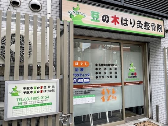 千駄木 豆の木はり灸整骨院